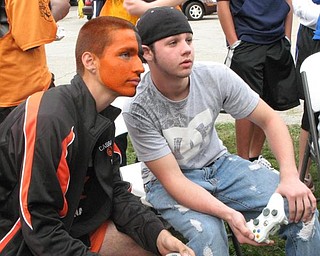 McDonald at Mineral Ridge Blitz Tailgate Party. Sept. 11, 2009.