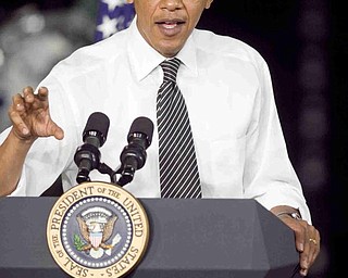 The Vindicator/Lisa-Ann Ishihara --- President Barack Obama at GM Lordstown Plant, Tuesday September 15, 2009