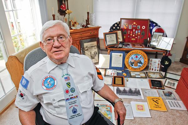 KOREAN WAR VETERAN: Robert H. Brothers of Howland, selected for induction into the Ohio Veterans Hall of Fame, fought in six major campaigns in Korea in 1950 and ‘51. He has told more than 40,000 students about the war through the Korean War Veterans Tell America program.