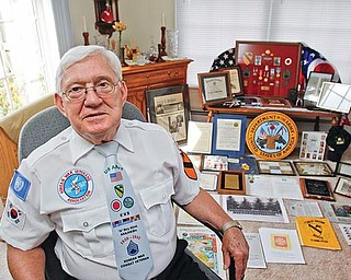 KOREAN WAR VETERAN: Robert H. Brothers of Howland, selected for induction into the Ohio Veterans Hall of Fame, fought in six major campaigns in Korea in 1950 and ‘51. He has told more than 40,000 students about the war through the Korean War Veterans Tell America program.