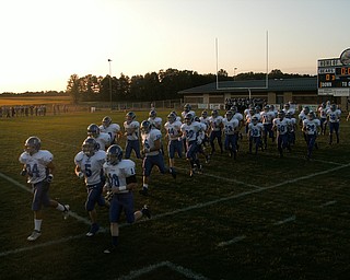 Bluejays take the field (at Leetonia)