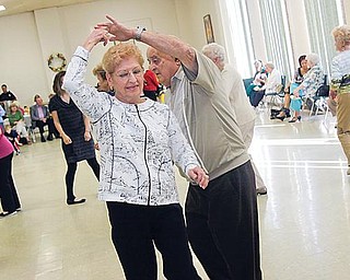 Mary and Dante Giancola of Youngstown dance to Jack Vasko Orchestra St. Anne during the  the festivities at St. Anne Ukrainian Byzantine Catholic Church Sunday September 27,  2009