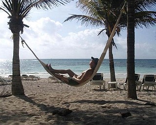 Tim Anderson of Austintown is hanging out at the Grand Palladium in Riviera Maya.