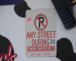 When Ron, Pam, Keary and AJ Iarussi of Struthers vacationed in Aruba this summer, they found this sign. Obviously the people there have a sense of humor!