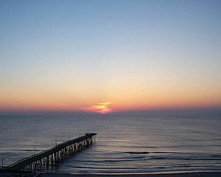 Dennis Moore of New Castle, Pa., sent this picture of the sunrise at Virginia Beach.