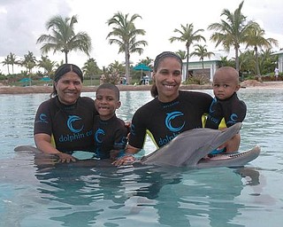 From left, Kelley, Quincy, Rukaiyah and Myles from Niles.