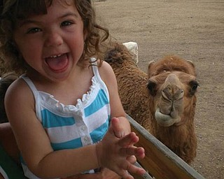 This excited little one is Sammie Masucci of Poland.