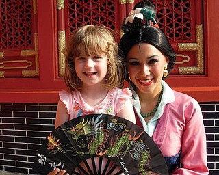 McKenna Sweeney, 4 1/2, of Boardman enjoyed a day Disney World in Florida that included a visit with Mulan!