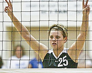 Salem's Amy scullion during 10/7 game at Hubbard. wd lewis