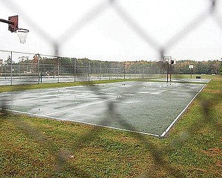 The Vindicator/Geoffrey HauschildBasketball court at Austintown Park.10.9.2009