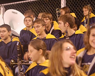  Lowellville's marching band members enjoying the end of the game!