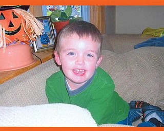 This is Caleb Hnat, 3, of Austintown.