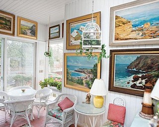 LET SUNSHINE IN: The sun room at the Inn at the Green is a spot where many visitors enjoy breakfast.