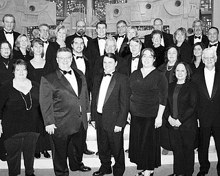 Special to The Vindicator
CONCERTED EFFORT: The Wade Raridon Singers, a group of local vocalists, come together each fall and spring to present a series of free public concerts throughout the Valley. Assembled by Dr. Wade Raridon, retired Dana School of Music professor, the talented singers will provide a variety of classical, contemporary, spiritual and seasonal selections when they appear in concert at 2 p.m. Sunday at St. Patrick Catholic Church, 1410 Oak Hill Ave., Youngstown, and at 4 p.m. Dec. 13 at Northminster Presbyterian Church, 24334 Wilmington Road, New Castle, Pa.