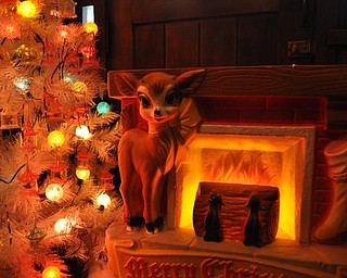 The Arms Family Museum decorated for Christmas in Motion.