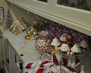 The Butler's Pantry at the Arms Family Museum. Decorated for Christmas in Motion.