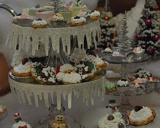 The Butler's Pantry at the Arms Family Museum. Decorated for Christmas in Motion.