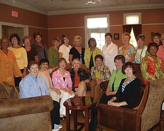 The Warriorettes, a group of women who graduated from South High School in 1964, started meeting for monthly luncheons in 2008. On Aug. 1 this year they celebrated the first anniversary of those lunchesons. They are: first row, from left,: Betty Boyd Lucas, Voula Kozionis Forosty, Monique Baroe, Karla Stowe Sexton, Judy Dugan Berg, Pat Bannon Sprague and Marlene Maurer Dailey, and back row, Edna Pasley Bolden, Joyce Linker Pannunzio, Diane White Whitehouse, Janet Barger Peterson, Karen Miller Minehart, Diane Murray Libb, Judi Nussbaumer Hanna, Lois Tillman Clark, Judy Goddard Armeni, Barb Leonard Smith, Kathy Will Bode, Betty Bigley McKendry, Sherry Winkler Veauthier and Karen Major Smith.