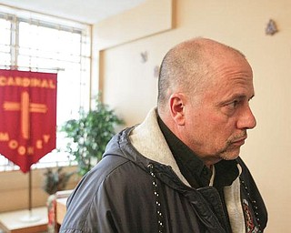 Rev. Steve Popovich, Pastor of Immaculate Heart of Mary Church in Austntown and a Mooney alumni, offered his assistance in grief counseling Monday at the school.