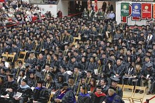 The Vindicator/Lisa-Ann Ishihara-- YSU graduation at Beeghly Center Sunday December 13, 2009