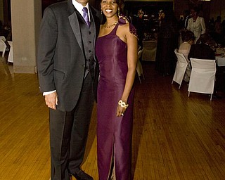 The Vindicator/Lisa-Ann Ishihara ---
Mayor Jay Williams with his with Sonja at Stambaugh Auditorium for the annual Mayor's Community Celebration