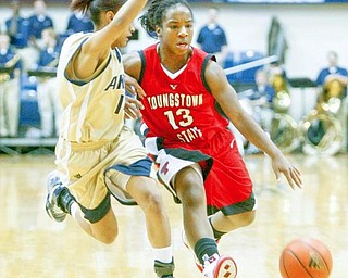 ASSISTS LEADER: YSU sophomore guard Macey Nortey leads the Horizon League in assists with 5.3 per game. She has already matched her season total from last year.