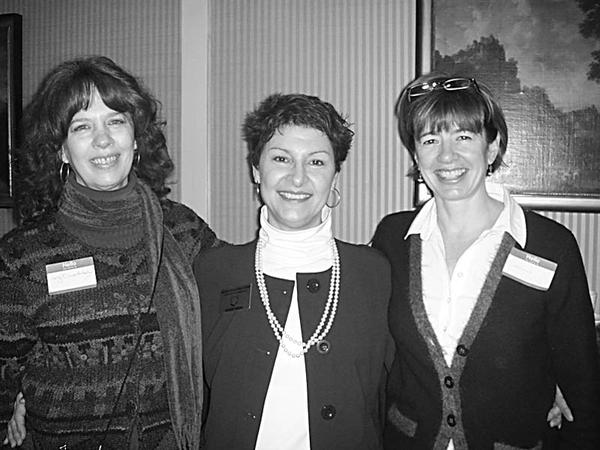 TWO FOR ONE: Suzanne Barbati, who is stepping down from her leadership role as president of the League of Women Voters of Greater Youngstown, has turned over her duties to Holly Burnett-Hanley and Sarah Lown, who have agreed to share the leadership duties. The transfer of power came shortly after the LWVGY hosted a brunch attended by a number of state representatives and state senators. The speaker was Max Blachman of United States Sen. Sherrod Brown’s office.