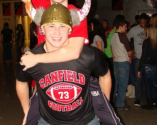 Neighbors | Submitted
Dave Larson (with horns) goofs off with Dom Mirto during the Sock Hop Jan. 8. Y-Teens is a service organization which provides students with the opportunity to be of service to the community and to socialize with other students. The Sock Hop was a fundraiser for the organization.