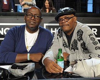 In this image released by Hope for Haiti Now, Randy Jackson, left, and actor Samuel L. Jackson are shown at "Hope for Haiti Now: A Global Benefit for Earthquake Relief", on Friday, Jan. 22, 2010, in Los Angeles. (AP Photo/Mark Davis, Hope for Haiti Now)