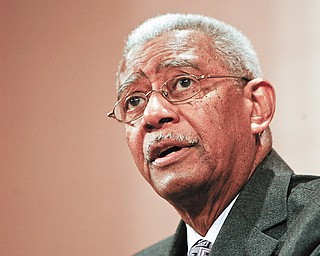 Rev Dr. Otis Moss Jr. at the Rev. Dr. Martin Luther King Jr Diversity Breakfast at YSU.