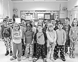 ST. PATRICK SCHOOL FUNDRAISER
Special to The Vindicator
NIGHT INTO DAY EVENT: Youngsters at St. Patrick School in Hubbard recently participated in a pajama dress-down event to raise funds to benefit the relief efforts in Haiti. Each child donated $1 or more to have the privilege of wearing pajamas to school. Pupils in Mrs. Scott’s first-grade class were happy to take part in the event and proudly show off their comfortable, colorful attire. The school will sponsor additional dress-down days to raise funds for the relief effort.
