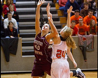 The Vindicator/Geoffrey Hauschild.during the first quarter of a game at Hoover High School on Saturday afternoon.