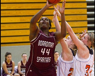 The Vindicator/Geoffrey Hauschild.during the fourth quarter of a game at Hoover High School on Saturday afternoon.
