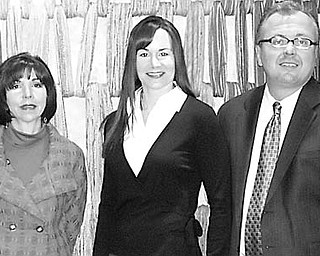 Special to The Vindicator
READY FOR MARDI GRAS: The 9th annual Hospice of the Valley Mardi Gras Party will take place Saturday at Mr. Anthony’s in Boardman. Among those looking forward to the event are, from left, Gregg Strollo, Denise DeBartolo York and Rochelle Strollo, honorary chairs; Garry Mrozek of PNC, which is the Mardi Gras 2010 sponsor; and Liz McGarry, director of development at Hospice of the Valley.