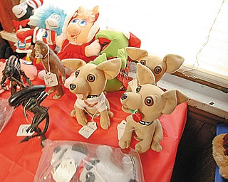 NOVELTY ITEMS: Small stuffed animals are for sale inside the Monastery Inn’s bookstore and gift shop. Bishop Timothy, of the Syro-Russian Orthodox Catholic Church, said the shop is one way they are trying to raise money to renovate the facility. Religious books, pictures and other items can be purchased, as well as some non-religious items.