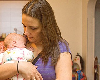 The Vindicator/Lisa-Ann Ishihara.Kristin McCaskey holds her daughter Makeylah Rae.
