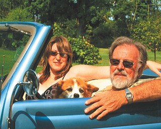 Heidi VanAuker and Bob Vestal of Canfield with Rascal.” Photo was taken by Lana VanAuker of Canfield.