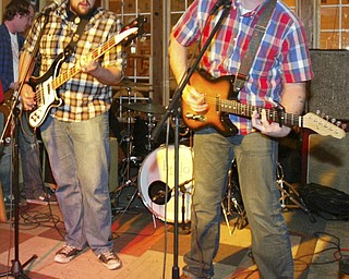 Eric Tharp, left, and Kenny Halvert of the band Panzer Talk play at Lemon Grove.