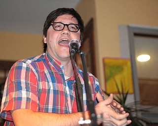 Kenny Halvert III, 34, of Youngstown, performs with his band Panzer Talk at the Bonfrog Hibernation Revival on Friday, Feb. 26, 2010. Photo by Leonard Crist.Kenny Halvert III, 34, of Youngstown, performs with his band Panzer Talk at the Bonfrog Hibernation Revival on Friday, Feb. 26, 2010.