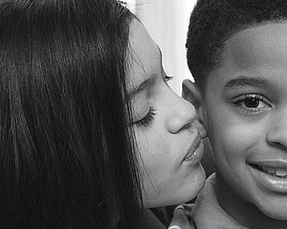 Taken by Emily Larrier of Boardman, this is Zach, 8, and Elyssa, 12..