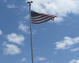 This photo of our freedom flag was taken by Joseph Puntel of Austintown. This flag flies over Lake Milton..