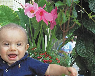 Jack Hurdley of New Middletown on vacation enjoying the flowers and sun. Sent by his mother, Jessica Hurdley..