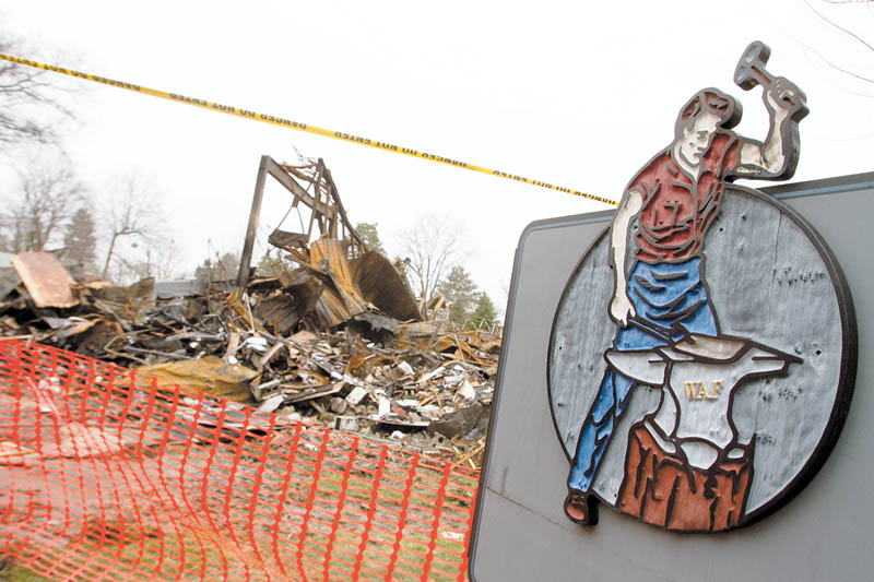 Geoffrey Hauschild|The Vindicator.Wendell August Forge's main workshop following the fire in Grove City.