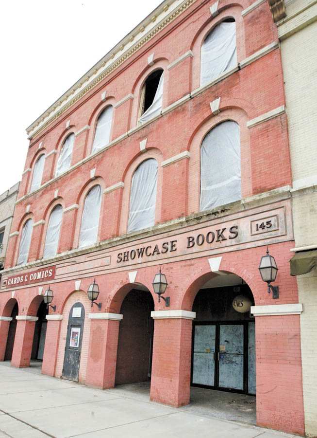 This 146-year-old building on Courthouse Square in Warren is being restored by Clouser.