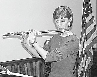 The Vindicator: During a recent meeting the Rotary Club of Canfield was treated to musical entertainment by Brianne Sharkey Olsen, a former Rotary Ambassadorial Scholar, who spoke of her ambassadorial year in England studying flute and of her experiences during that year. Applicants for an ambassadorial scholarship grant of $26,000 for a full year of academic study abroad, must have completed at least two years of university or college courses. For more information contact a local Rotary Club or visit www.rotary.org.