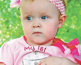Presley Pittman, turning 1 year old, of Salem..