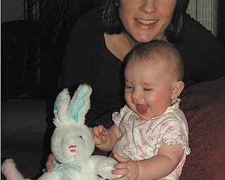Jenna Hudock of Boardman and her daughter, Nina..