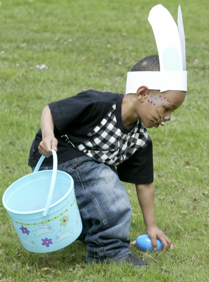 Wick Park Easter egg hunt.