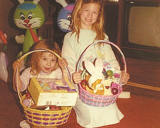 Necole Tibolla of Raleigh, N.C., formerly of Poland, and Jamie Corvino of Apex, N.C ., formerly of Poland, (left), are pictured on Easter Sunday in 1988. Necole was born the day before Easter 30 years ago. Happy birthday, Necole!.