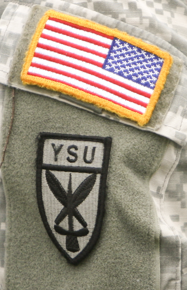 ROBERT K. YOSAY | THE VINDICATOR..YSU ROTC cadets had their lab/field exercise  at Mill Creek  MetroParks Thursday morning -30-.The group was using plastic replica weapons - not the real thing-